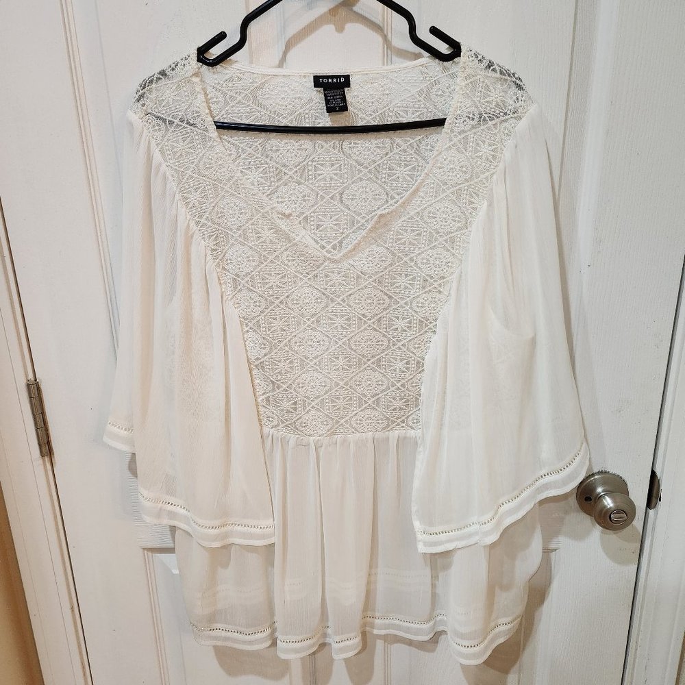 Torrid Lace Blouse